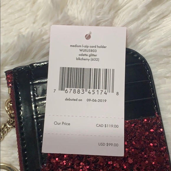 Brand new Kate spade medium I zip card holder - Picture 8 of 8